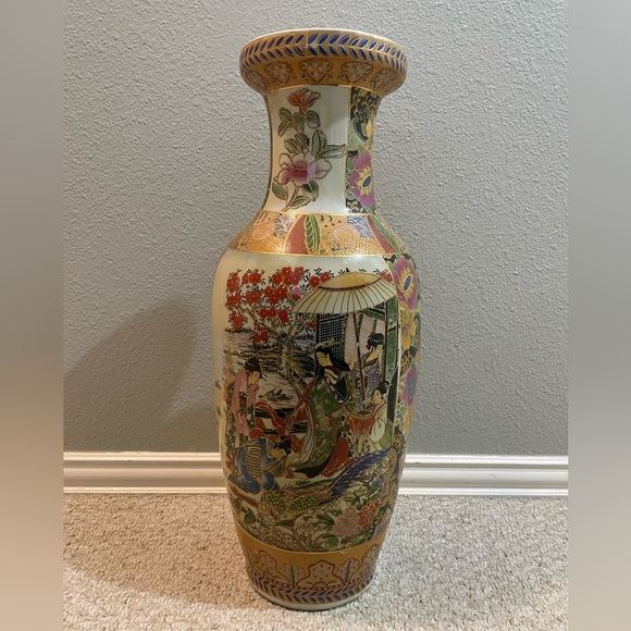Accents Large Fine China Vase Poshmark